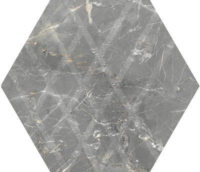 Плитка керамогранітна Marvelstone Light Grey Heksagon 171x198x7,5 Paradyz R---198X171-1-MARV.LG фото