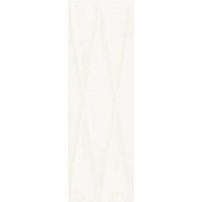 Плитка Opoczno Pl White Lines Structure Glossy 25x75 см 488126 фото