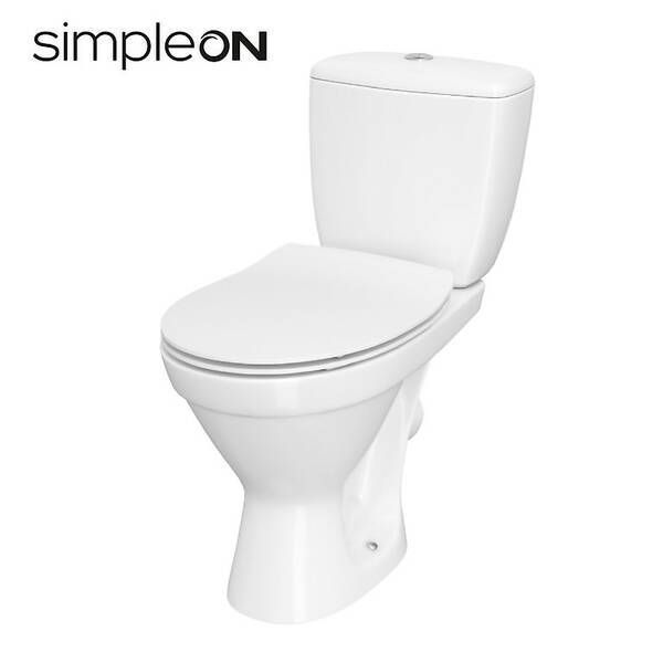 Унітаз-компакт Cersanit Cersania 705 011 із сидінням Slim з дюропласту Soft Close 474550 фото