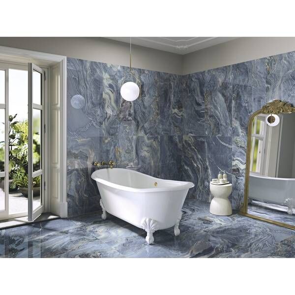 Керамограніт Ape Ceramica Blue Explosion Polished Rect 60x120 см 481112 фото Керамограніт Ape Ceramica Blue Explosion Polished Rect 60x120 см 481112 фото