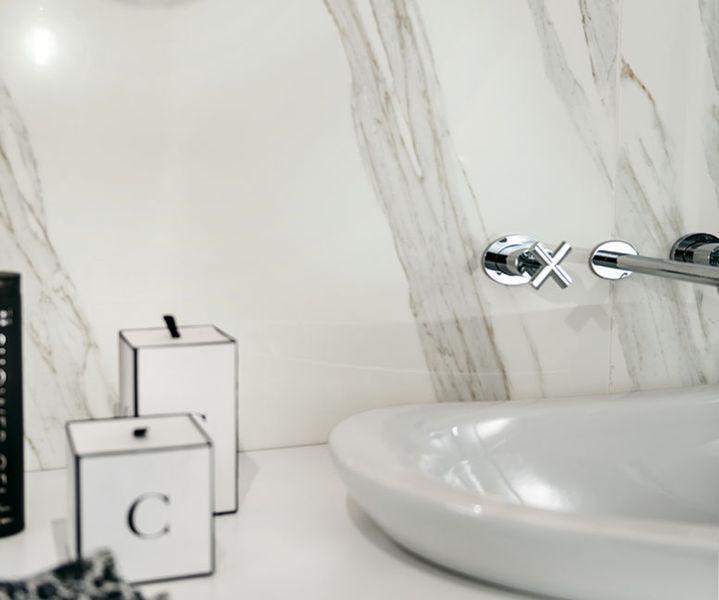 Плитка керамогранітна JW 02 Calacatta Reale LUC 300x600x9 Mirage SG65 фото