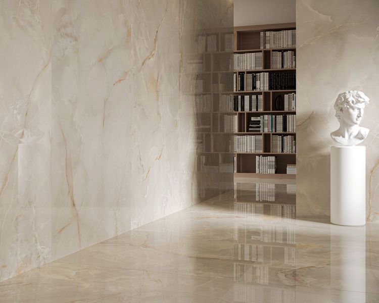 Плитка керамогранітна Invisible White RECT POL 1200x2800x6 Paradyz RPR-1,2X2,8-1-INVI.WH фото
