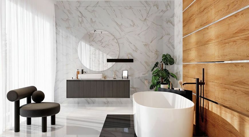 Плитка настенная Vena Bella RECT 250x750 Ceramika Color 5902627438936 фото