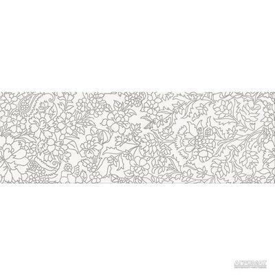 Декор Opoczno Pret-A-Porter White Inserto Flower 25x75 см 311153 фото