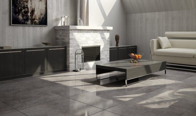 Плитка керамогранитная Prince Grey Lappatto 600x600x9,5 Konskie 5907641441184 фото