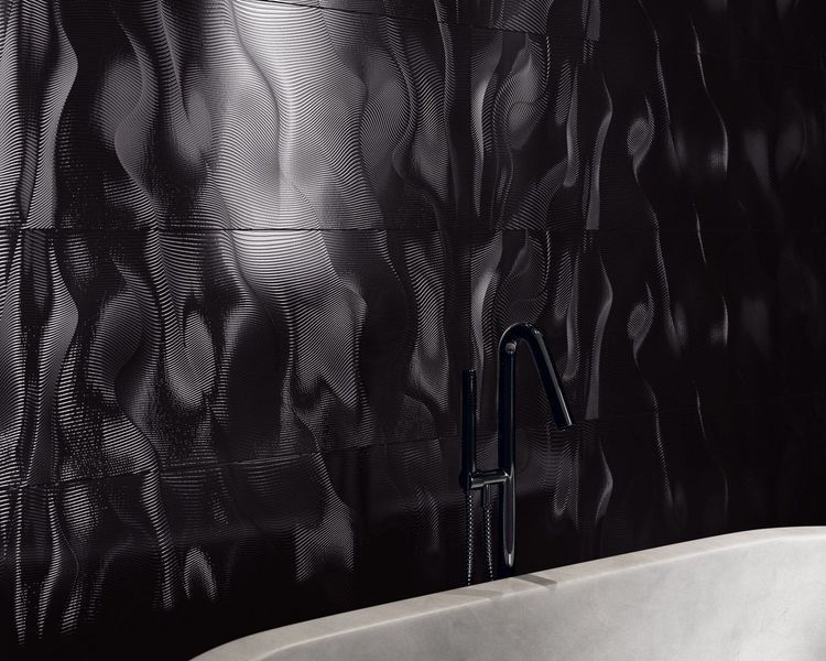 Плитка стінова Night Queen Black RECT 398x1198x11 Paradyz S-R-0,4X1,2-1-NIQU.BK фото