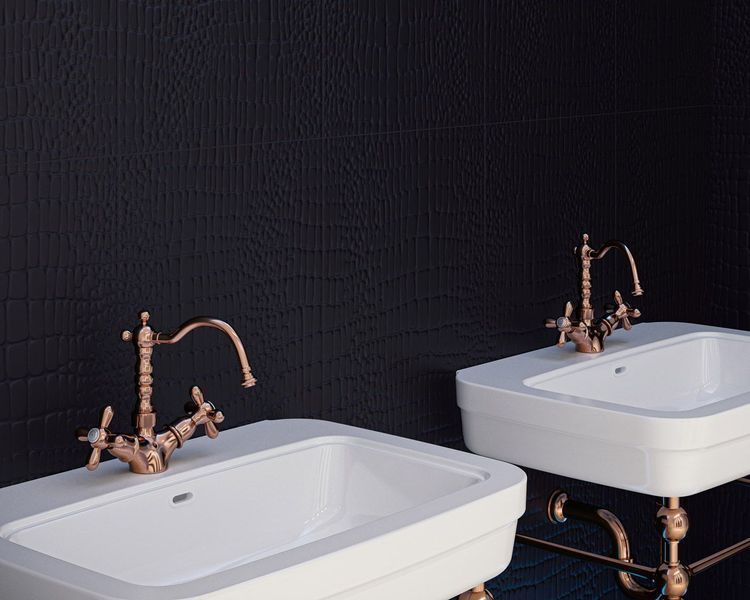 Плитка стінова Fashion Spirit Black RECT STR 398x1198x11 Paradyz SSR-0,4X1,2-1-FASP.BK фото