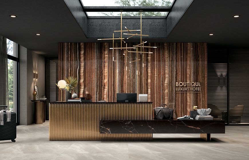 Плитка керамогранітна WA 03 Onice Brown LUC SQ 1200x2780x6 Mirage AQM8 фото