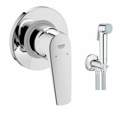 Гігієнічний душ Grohe Bau Flow UA12164600 зі змішувачем 403526 фото