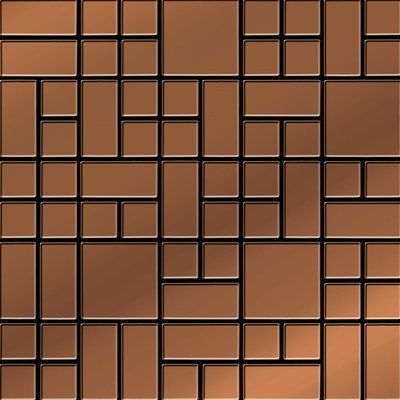 Мозаика Copper Glass 250x250 Ceramika Color 5905669631624 фото