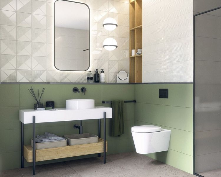 Плитка стінова Feelings Bianco STR 198x198x8 Paradyz SS--198X198-1-FEES.BI фото