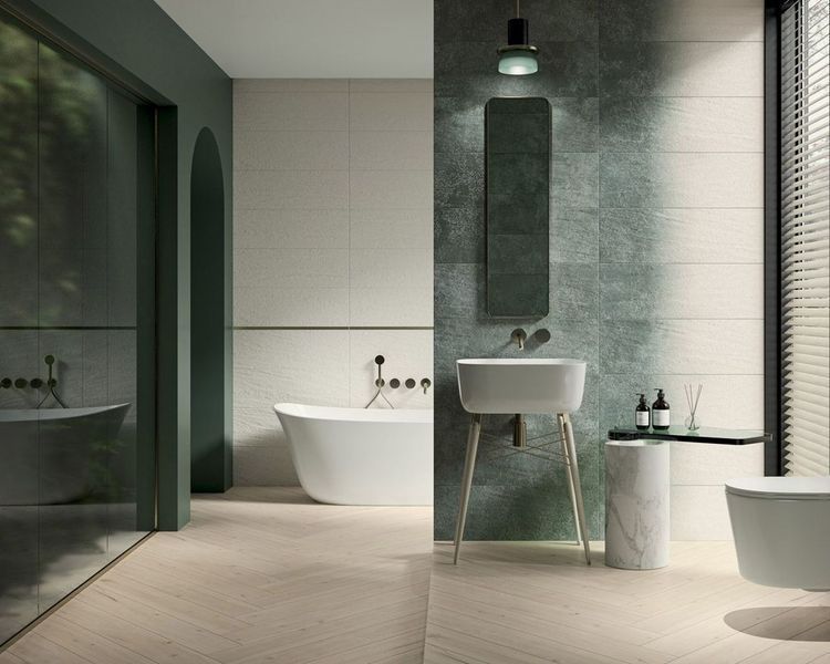 Плитка стінова Nightwish Bianco A RECT STR 250x750x9 Paradyz SSR-250X750-1-NIGH.BIA фото