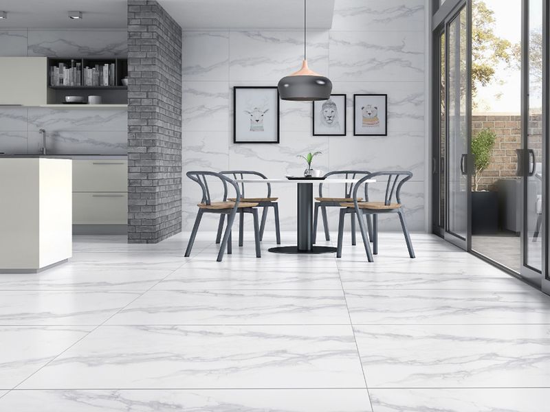 Плитка керамогранітна Silver Statuario POL 600x600 Raviraj Silver Statuario 60x60 polishe фото