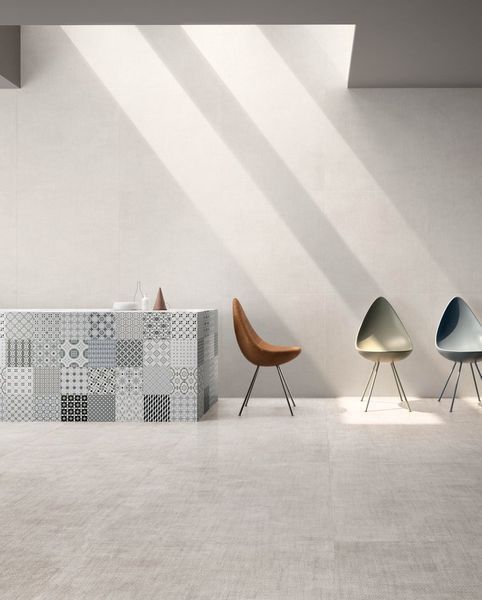 Плитка керамогранітна CSASCWHI60 Set Concrete White 600x600x10 Sant'agostino CSASCWHI60 фото