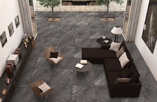 Плитка керамогранітна Venezia Nero POL 600x1200x10 Ceramiсa Santa Claus Venezia Nero 60x120 polished фото