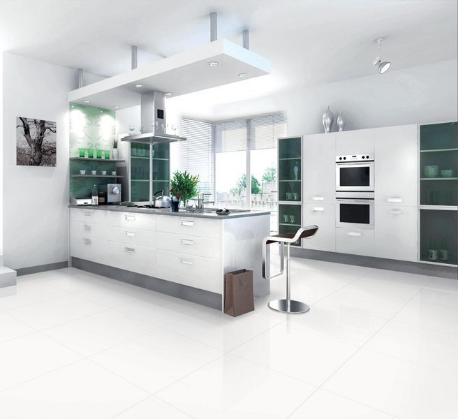 Плитка керамогранітна Ice White POL 600x600x8 Ceramiсa Santa Claus Ice White 60x60 polished фото