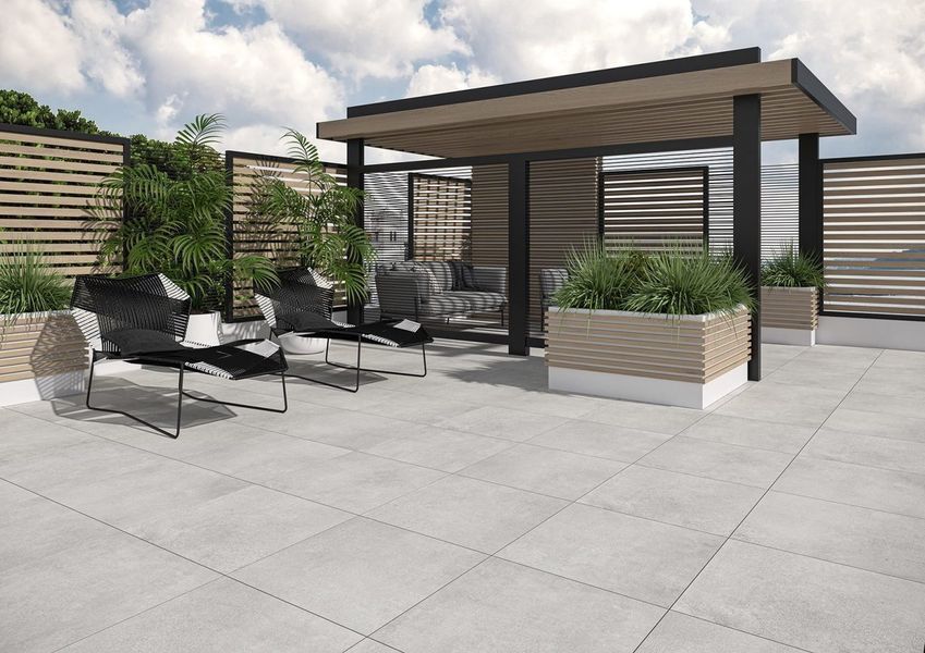 Плитка керамогранітна Stratic Grey 2.0 RECT 597x597x20 Cerrad 5900423052097 фото