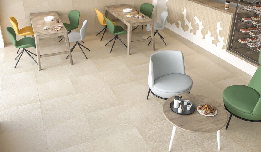 Плитка керамогранітна Rockstone Beige RECT 298x598x9 Paradyz Q-R-298X598-1-ROCK.BE---3 фото