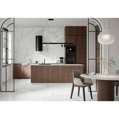 Керамогранит Opoczno Pl+ Calacatta Monet White Satin Rect 59,8х119,8 см 535782 фото