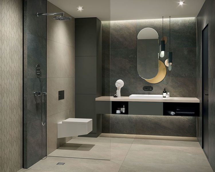 Плитка керамогранітна Smoothstone Umbra RECT Satyna 598x598x9 Paradyz RWR-598X598-1-SMST.UM фото