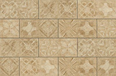Плитка фасадна Torstone Beige Decor 148x300x9 Cerrad 5902510809263 фото