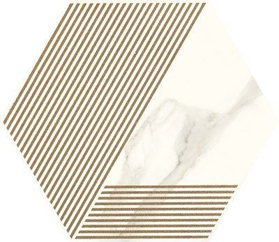 Декор Calacatta Hexagon A 171x198x9,4 Paradyz I-H-171X198-1-CALA.--A-N фото