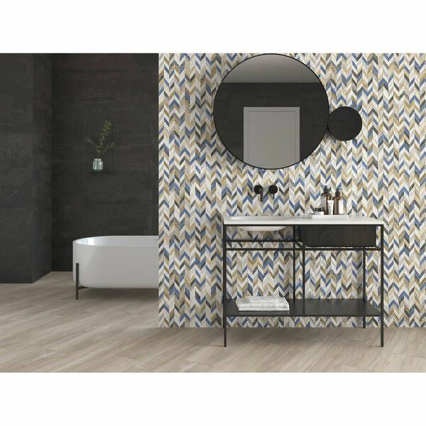 Керамограніт Ape Ceramica Leeds Clayton Mix Rect 40x120 см декор 392267 фото