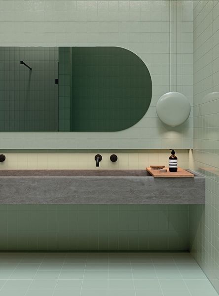 Плитка стінова Neve Creative Dark Green MAT 98x198x6,5 Paradyz S---098X198-1-NECR.DG---M фото