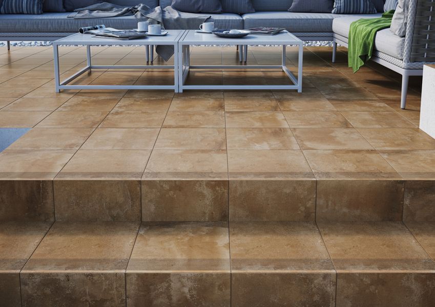 Ступень с капиносом V-shape Piatto Red 320-50x300x9 Cerrad 5902510806842 фото