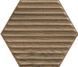 Плитка настенная Serene Brown Heksagon STR 171x198x9 Paradyz SS--198X171-1-SERE.BR фото 1