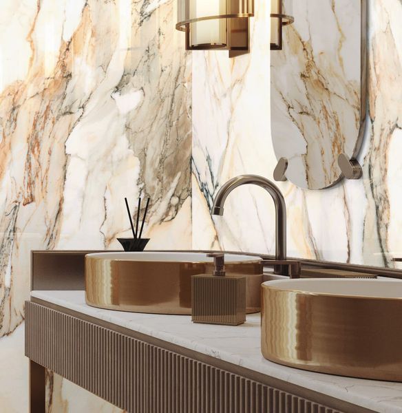 Плитка керамогранітна Calacatta Gold RECT 597x597x8 Cerrad 5903313315210 фото