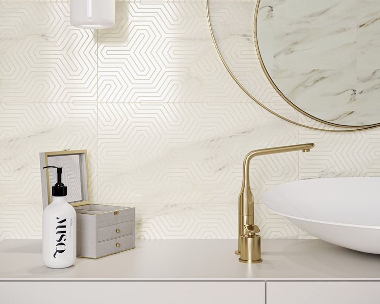 Декор Daybreak Bianco Inserto 298x598x9 Paradyz I-R-298X598-1-DAYB.BI фото