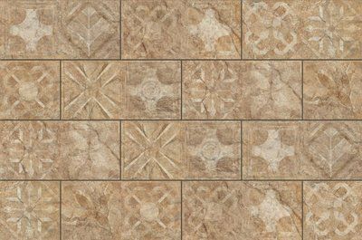 Плитка фасадная Torstone Brown Decor 148x300x9 Cerrad 5902510809287 фото