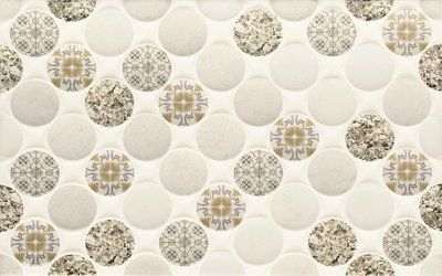 Плитка стінова Enrica Crema Motyw STR 250x400x8 Paradyz SS--250X400-1-ENRI.CRMO фото