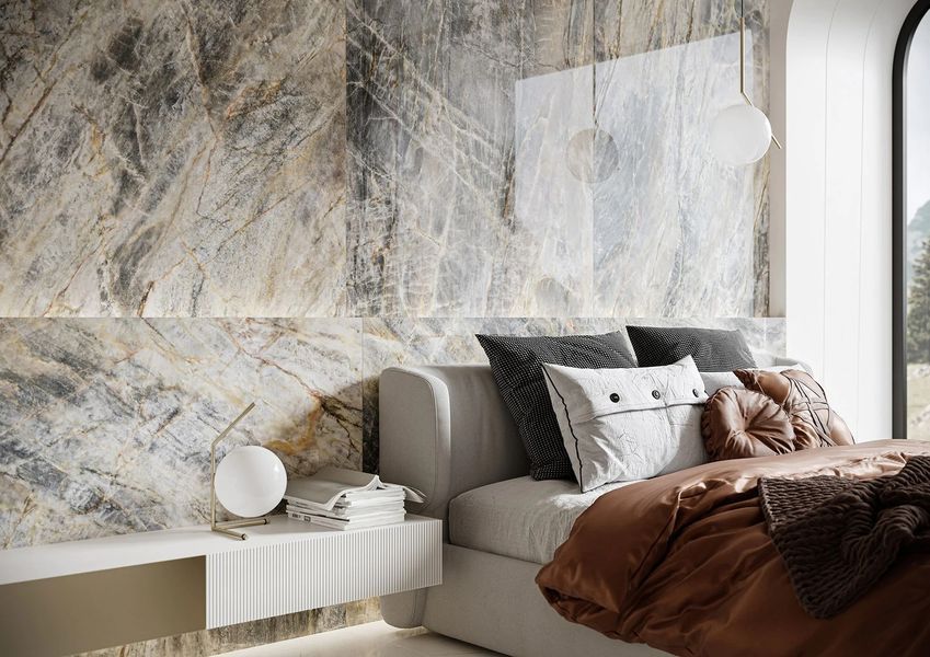 Плитка керамогранитная Brazilian Quartzite Amber POL 597x1197x8 Cerrad 5903313331524 фото