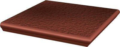 Сходинка з капіносом кутова 6255 Cloud Rosa STR 330x330x11 Paradyz Z---330X330-1-CLOU.ROKN-2 фото