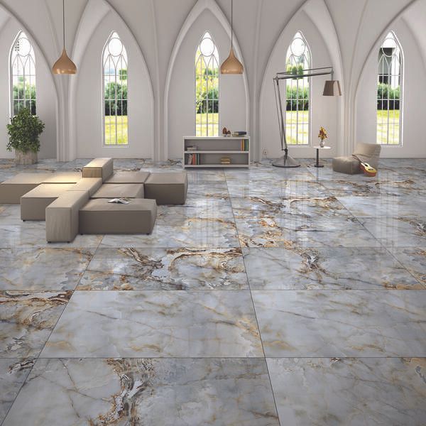 Керамограніт Almera Ceramica-2 Senkel Gold Pol 75x150 см 503490 фото