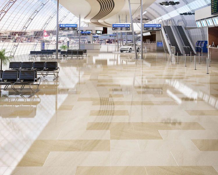 Плитка керамогранітна Arkesia Beige RECT 298x598x10 Paradyz Q-R-298X598-1-ARKE.BE---3 фото
