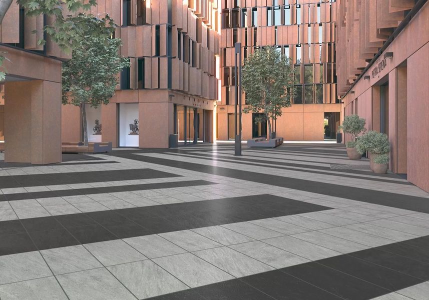 Плитка керамогранітна Pietra Serena Black RECT 600x600x20 Stargres 5901503207192 фото