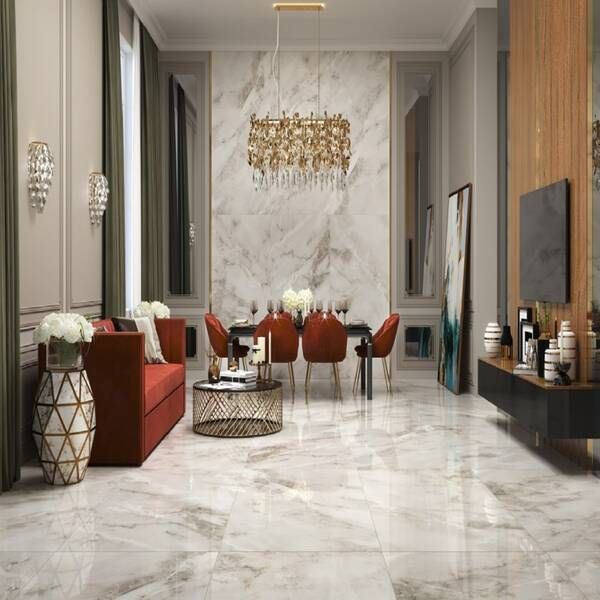 Керамограніт Almera Ceramica-2 Supreme KPG1890143 Cloudy White 90x180 см 479618 фото