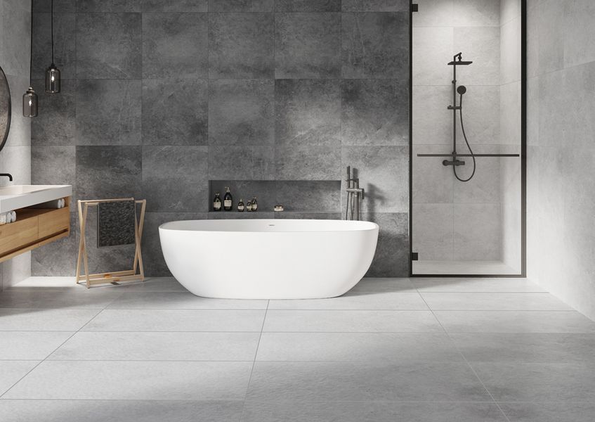 Плитка керамогранітна Tacoma Grey RECT 597x1197x8 Cerrad 5903313303903 фото