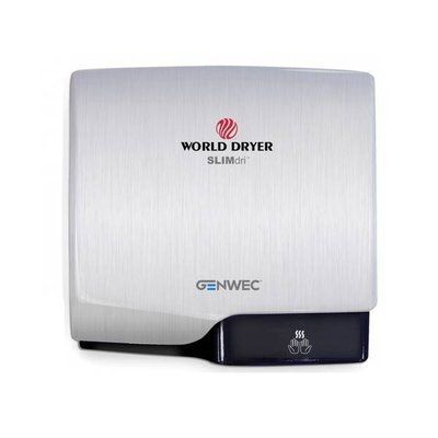 Сушарка для рук Genwec Slimdri GW01 03 04 01 950 Вт хром матовий 318673 фото