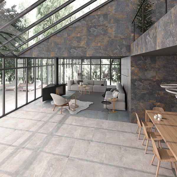 Плитка керамогранитная Lithos Rauk-R Sand RECT 443x893x10 Arcana 8M53 фото