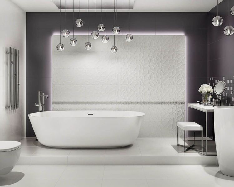 Плитка настенная Esten Bianco RECT 295x595x9 Paradyz S-R-295X595-1-ESTN.BI---2 фото