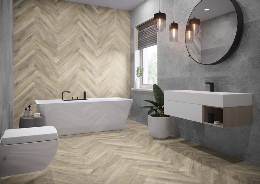 Плитка підлогова Tramonto Bianco 110x600x8Cerrad 5902510808020 фото