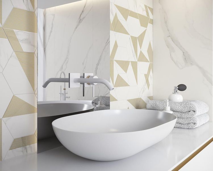 Декор Calacatta Hexagon B 171x198x9,4 Paradyz I-H-171X198-1-CALA.--B- N фото