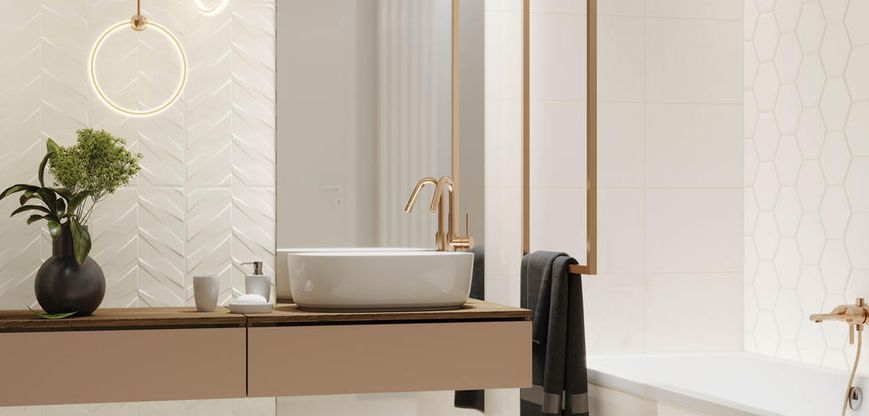 Декор Uniwersalny Heksagon White STR 171x198x9 Paradyz SS--198X171-1-UNIW.WH фото