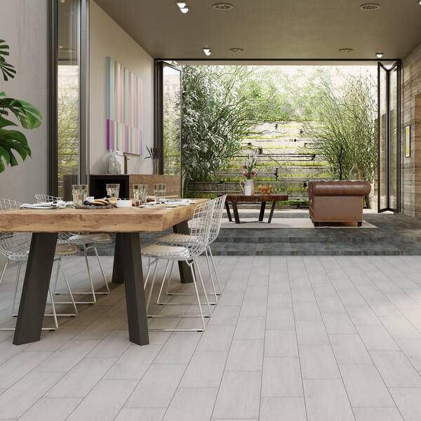 Керамограніт Cersanit Ashenwood Grey 18,5x59,8 см 417762 фото