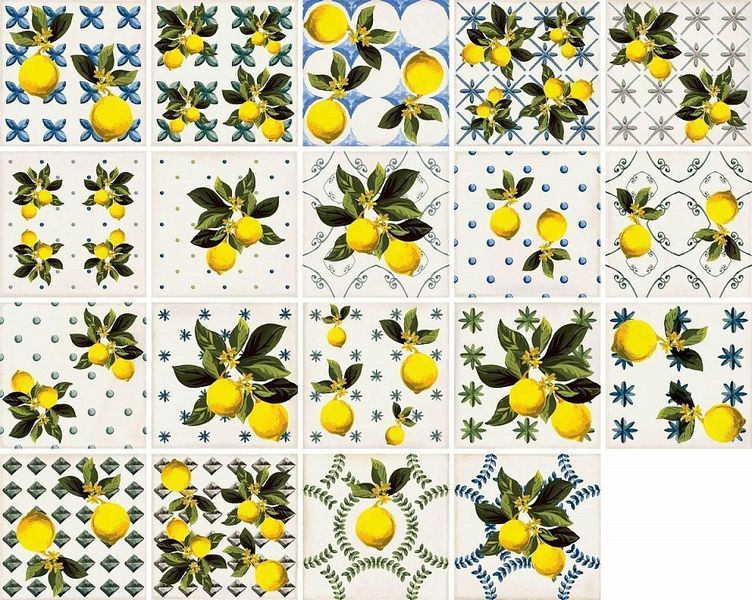 Декор CSAGIMXL20 Vita Giardino Bianco Mix Luc 200x200x10 Sant'agostino CSAGIMXL20 фото