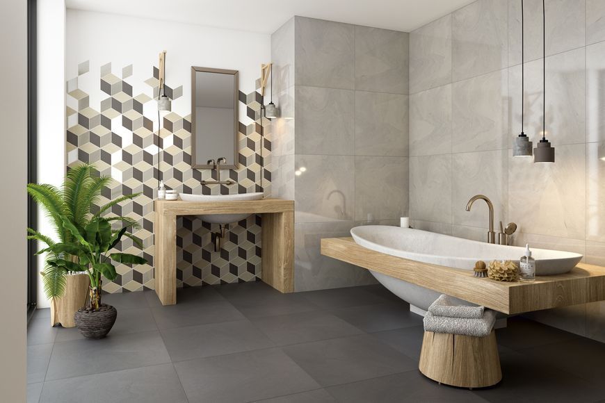 Плитка керамогранитная Rockstone Grafit RECT 598x598x8 Paradyz Q-R-598X598-1-ROCK.GT---3 фото